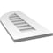 Ekena Millwork Quarter Round Top Left Surface Mount PVC Gable Vent w/ 3-1/2"W x 1"P Standard Frame, 12"W x 28"H GVPQL12X2801SN - alternate 3